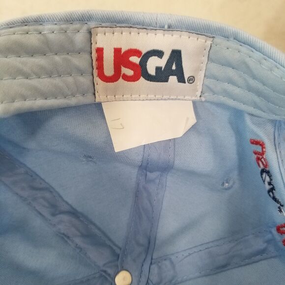US Open Pebble Beach 2019 Strapback Hat Mens One Size Blue - Picture 8 of 9